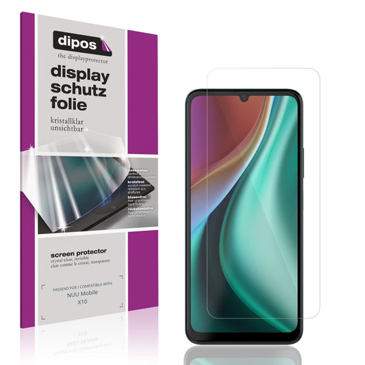 4x Schutzfolie klar für NUU Mobile X10 Display-Sch (1)