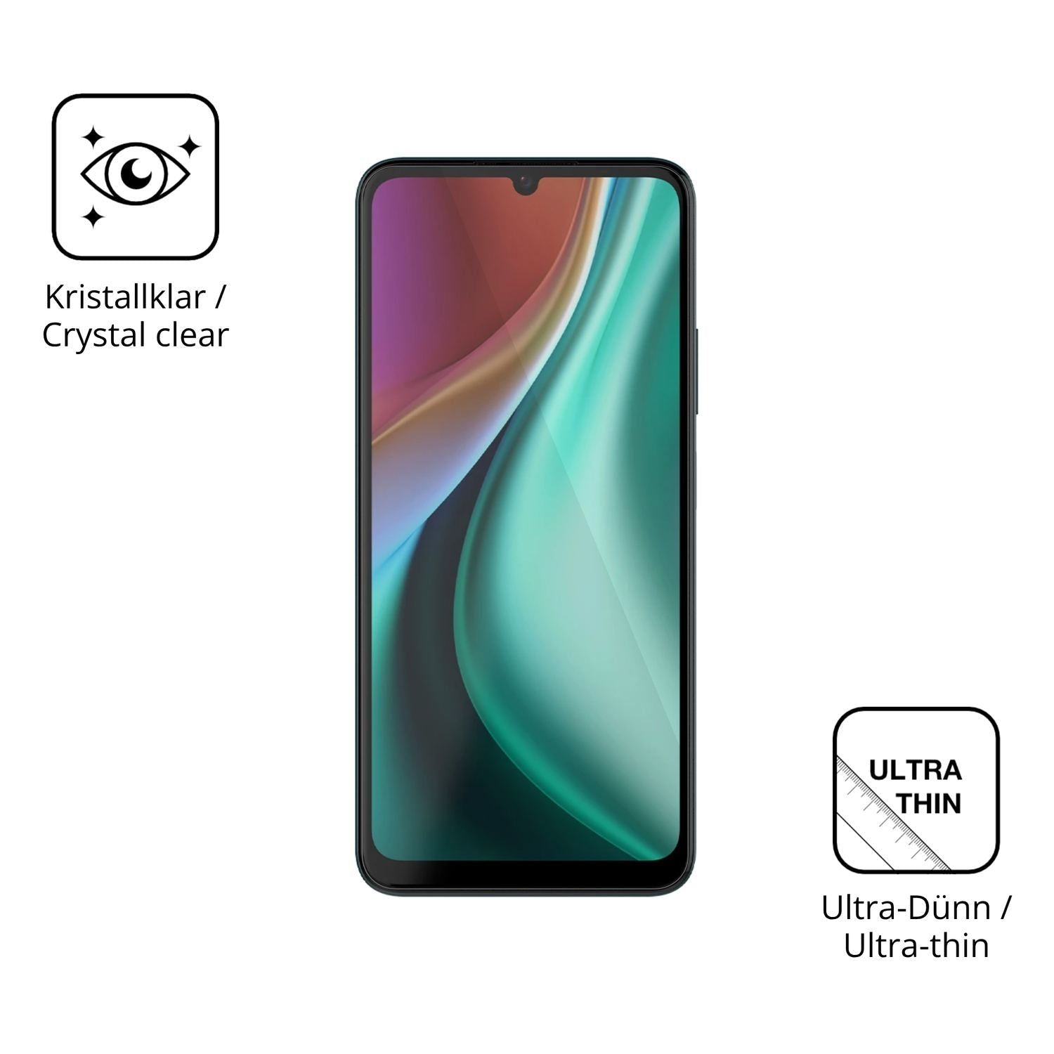4x Schutzfolie klar für NUU Mobile X10 Display-Sch (5)