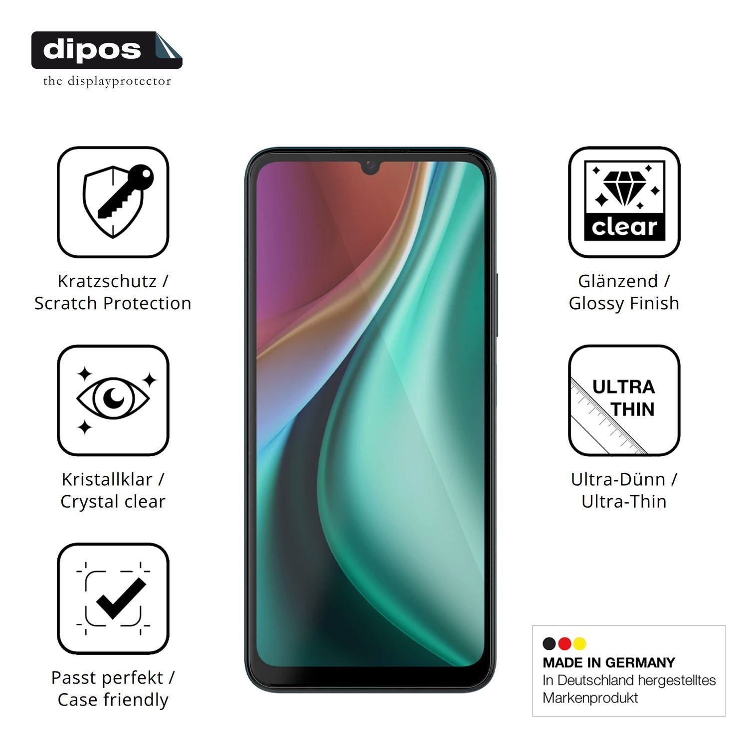 4x Schutzfolie klar für NUU Mobile X10 Display-Sch (7)