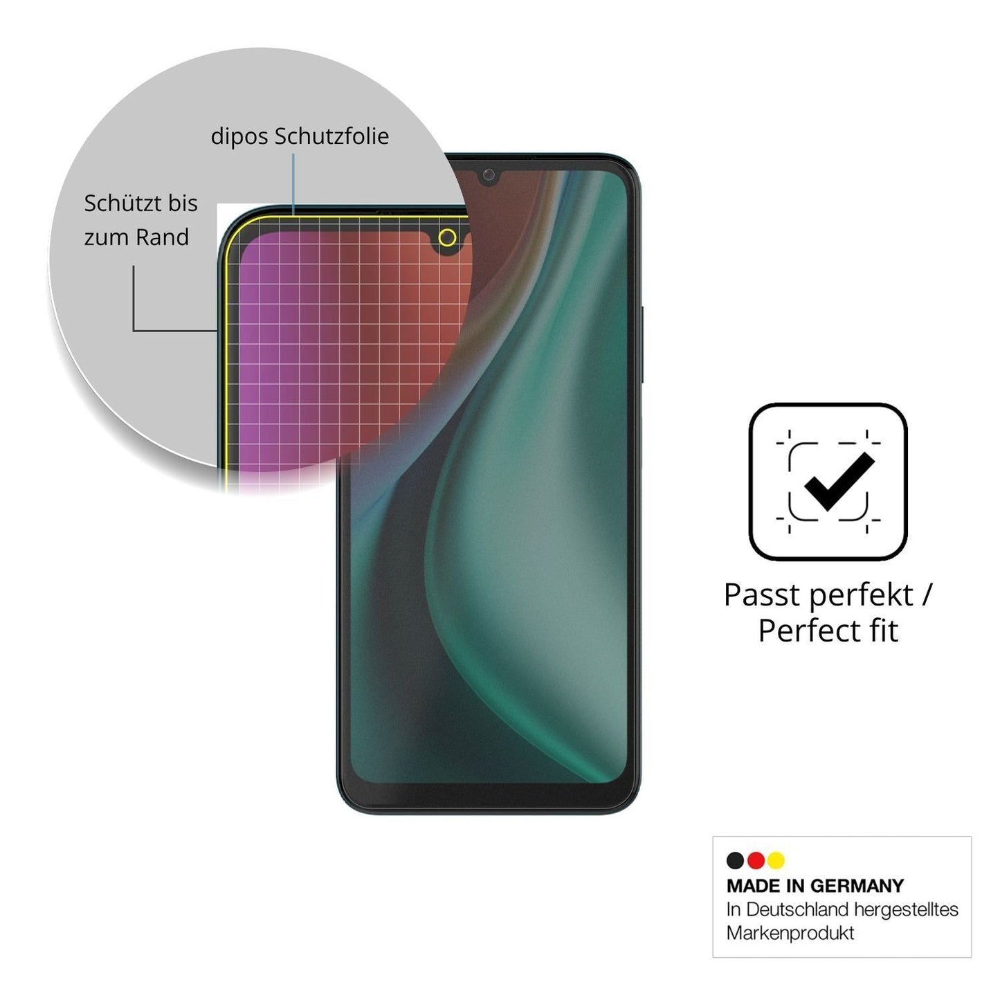 Blickschutzfolie für NUU Mobile X10 matt Schutzfol (4)