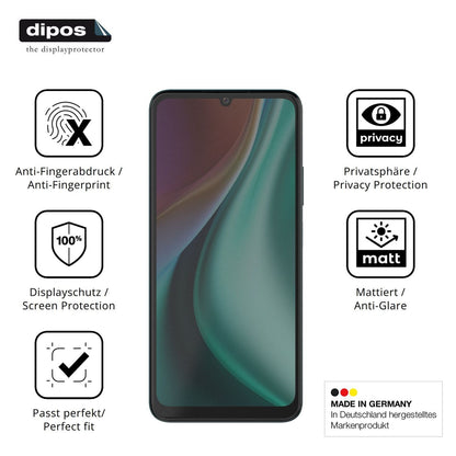 Blickschutzfolie für NUU Mobile X10 matt Schutzfol (5)