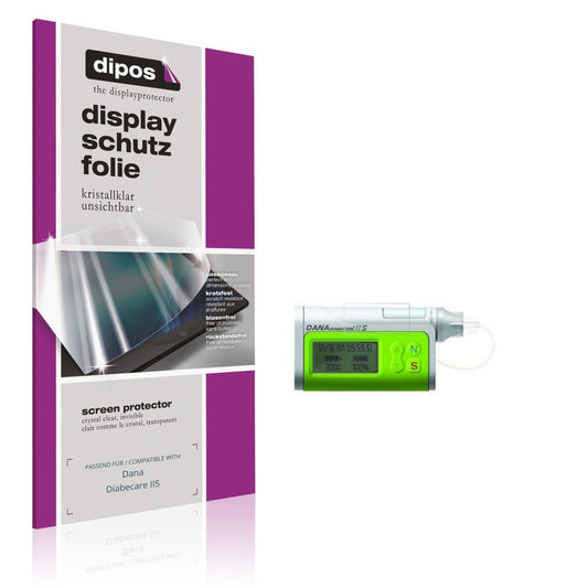 4x Schutzfolie klar für Dana Diabecare IIS Display (1)
