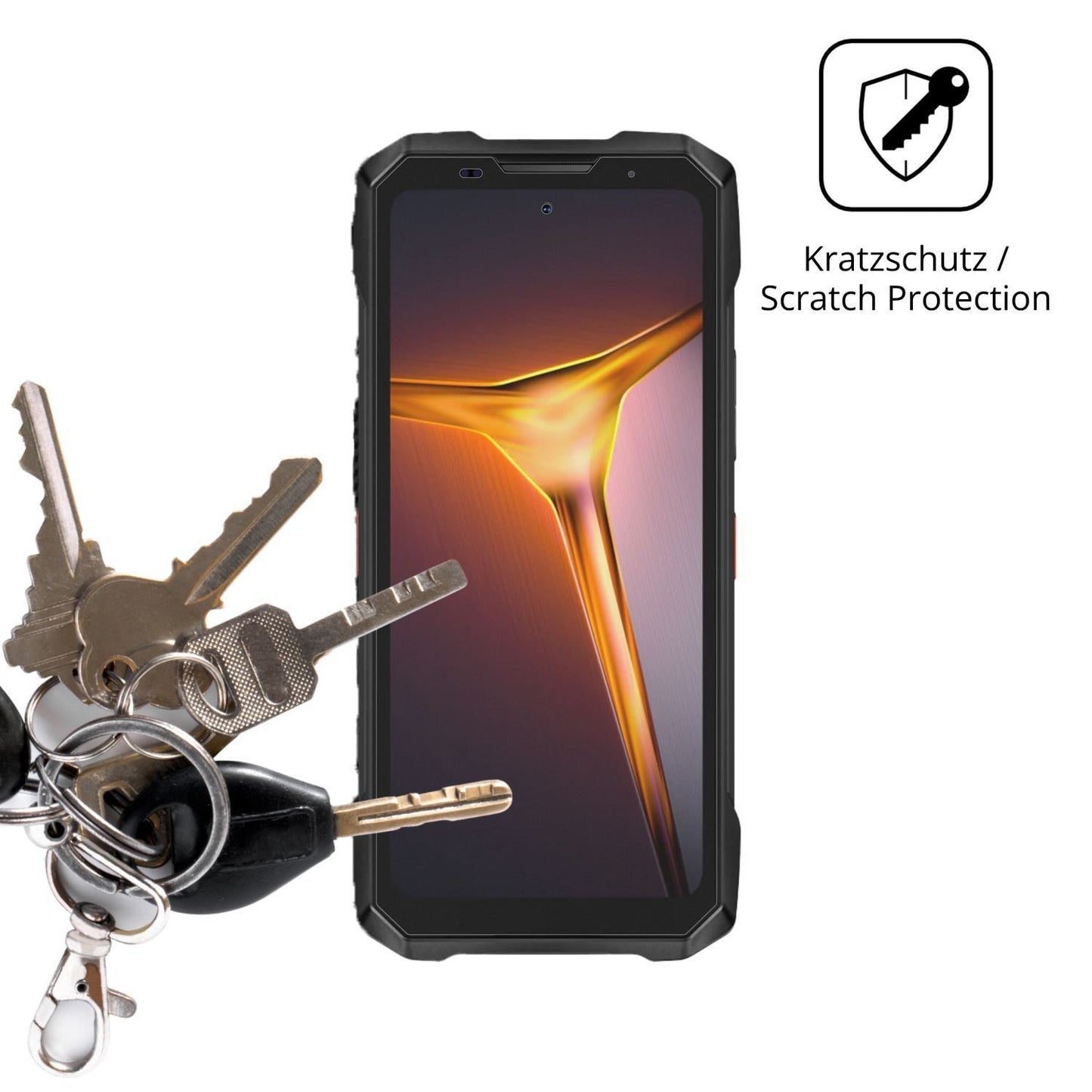 4x Schutzfolie matt für Doogee V Max 2 Display-Sch (4)