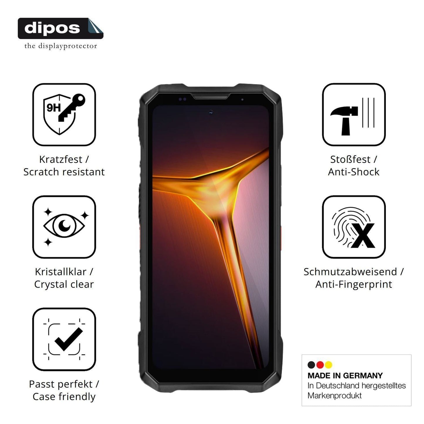 2x 9H Schutzfolie für Doogee V Max 2 Panzerfolie (7)