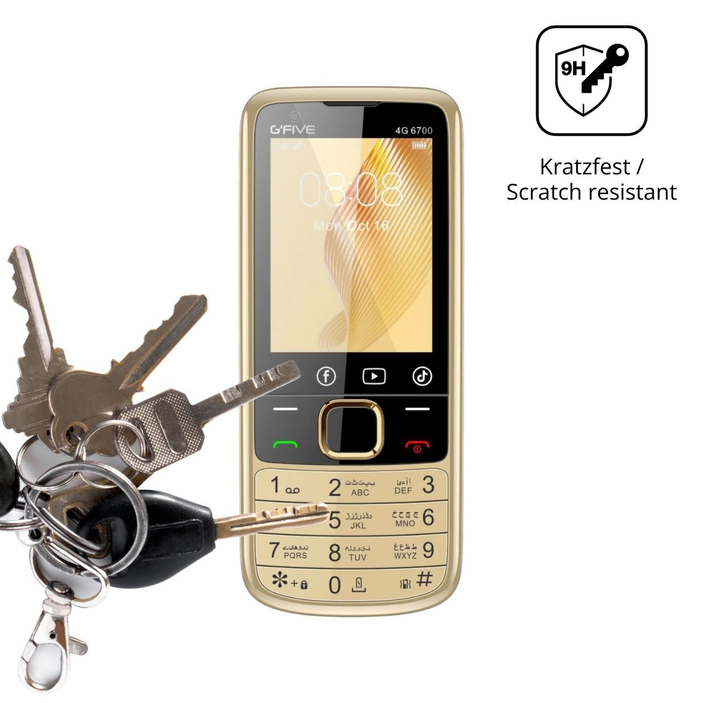 2x 9H Schutzfolie für GFive 4G 6700 Panzerfolie (3)