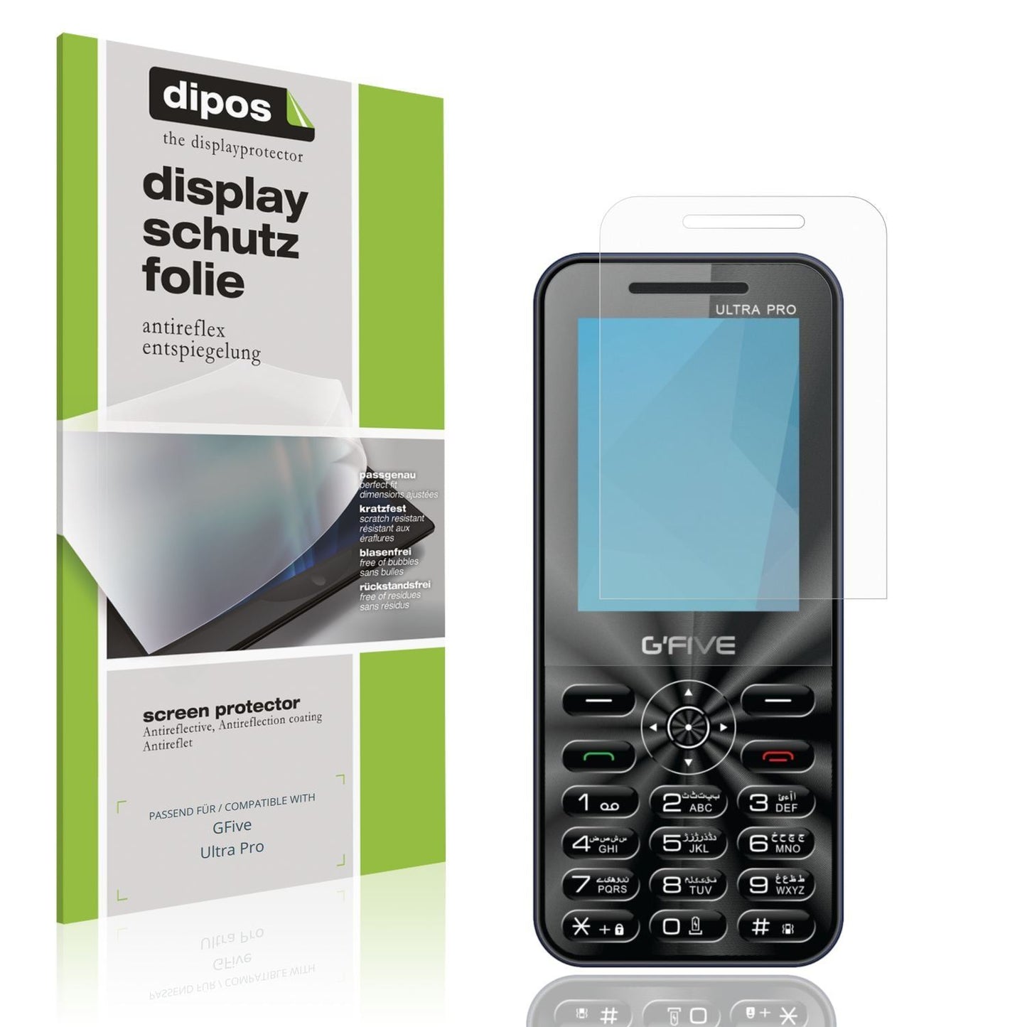 4x Schutzfolie matt für GFive Ultra Pro Display-Sc (1)