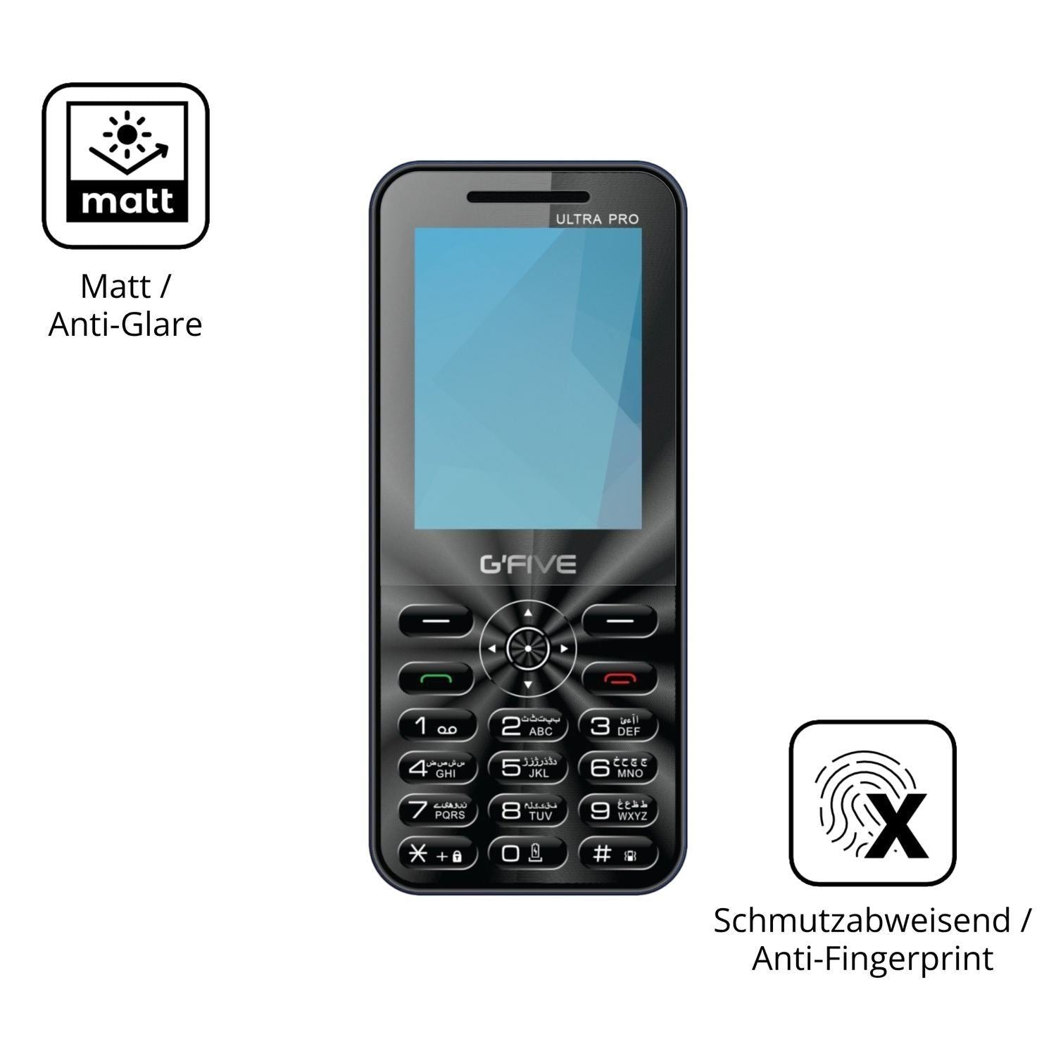 4x Schutzfolie matt für GFive Ultra Pro Display-Sc (5)