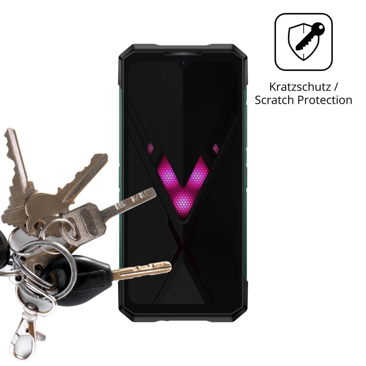 4x Schutzfolie klar für Doogee S200 Ultra Display- (4)