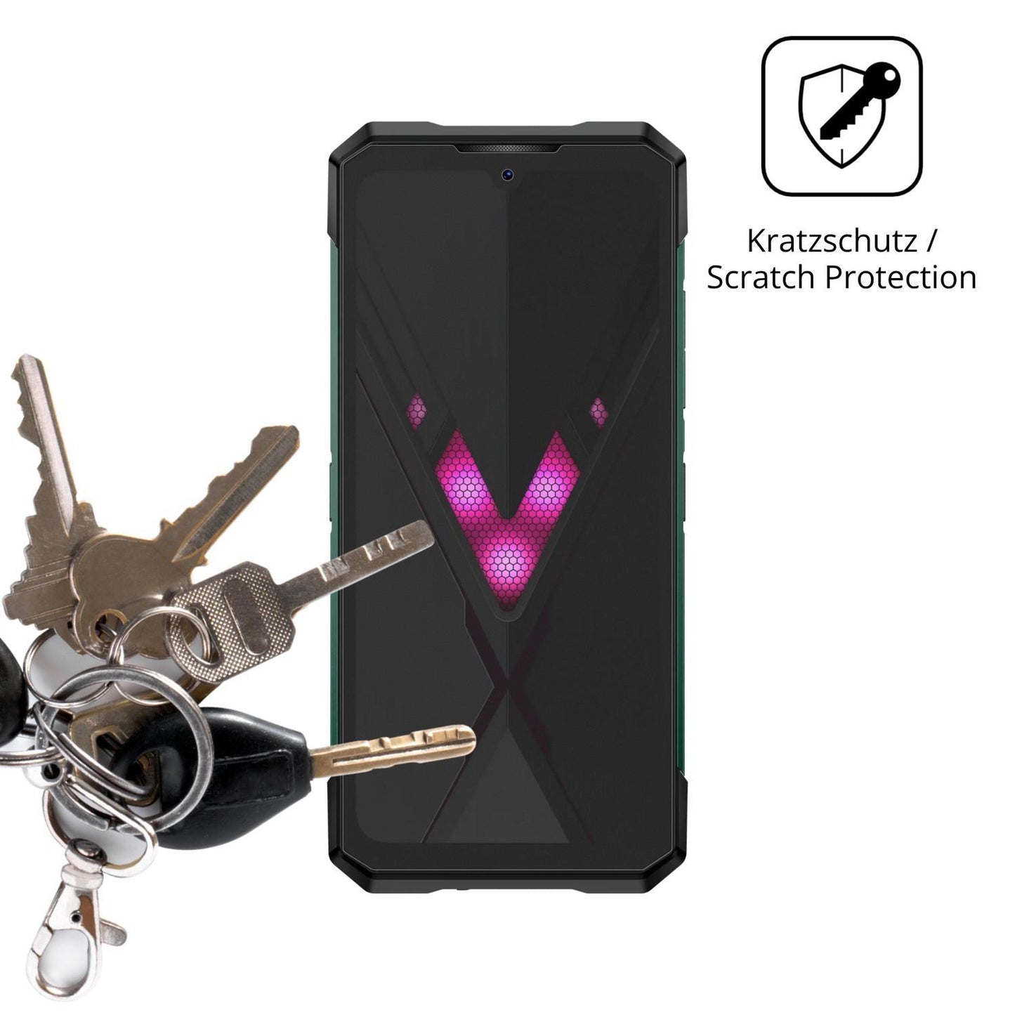 4x Schutzfolie matt für Doogee S200 Ultra Display- (4)