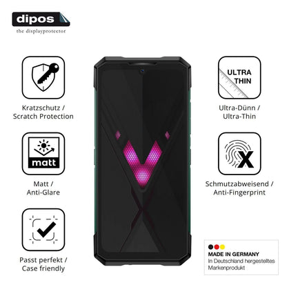 4x Schutzfolie matt für Doogee S200 Ultra Display- (7)