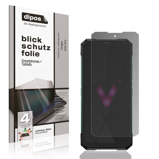 Blickschutzfolie für Doogee S200 Ultra matt Schutz (1)