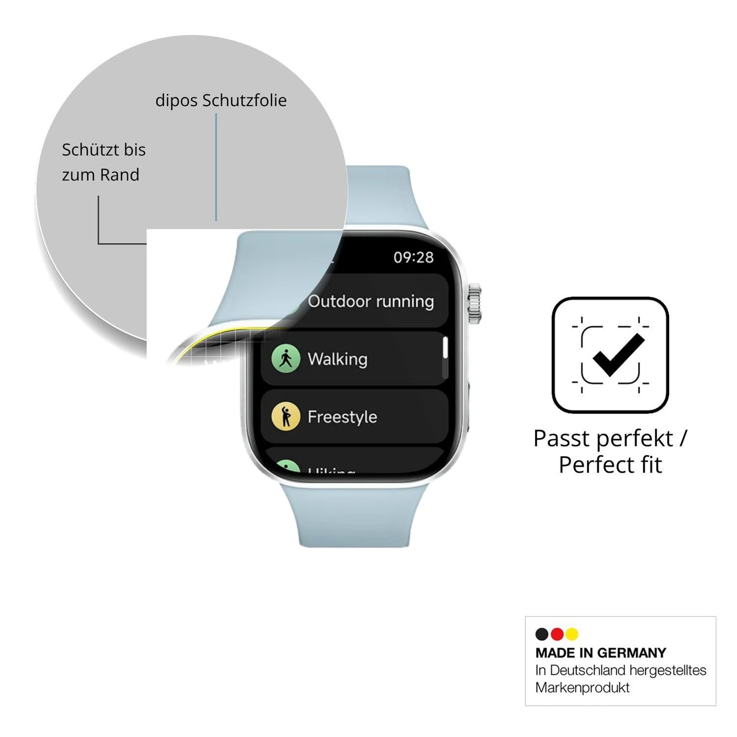2x 3D Full Cover Schutzfolie für Redmi Watch 6 (6)