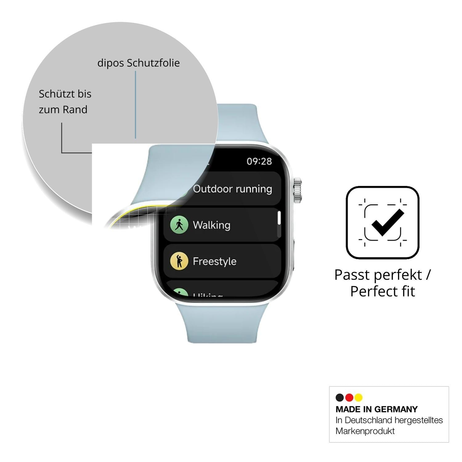 2x 3D Full Cover Schutzfolie für Redmi Watch 6 (6)