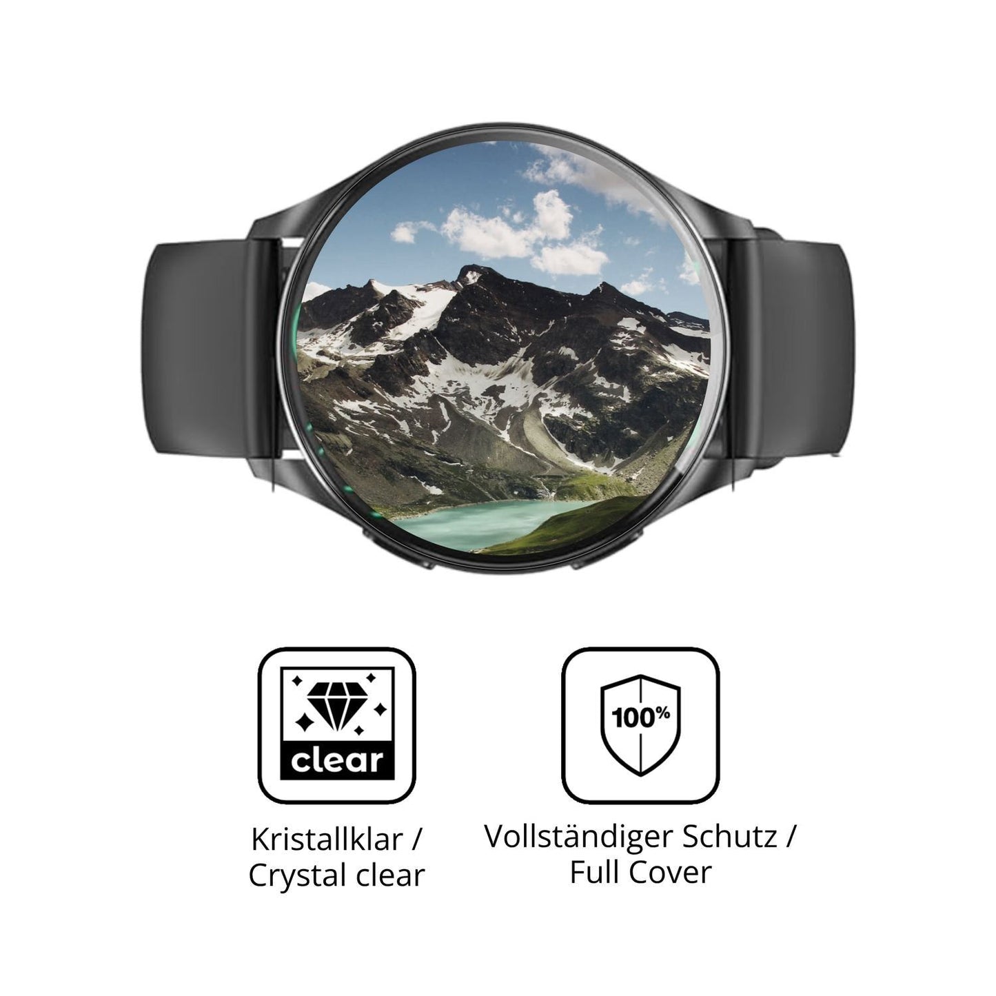 2x 3D Full Cover Schutzfolie für Blackview W40 (5)