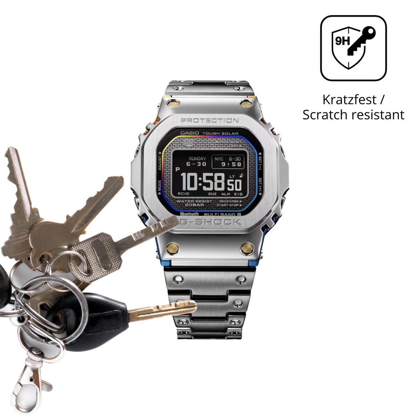 2x 9H Schutzfolie für Casio G-Shock GMW-BZ5000RC P (3)
