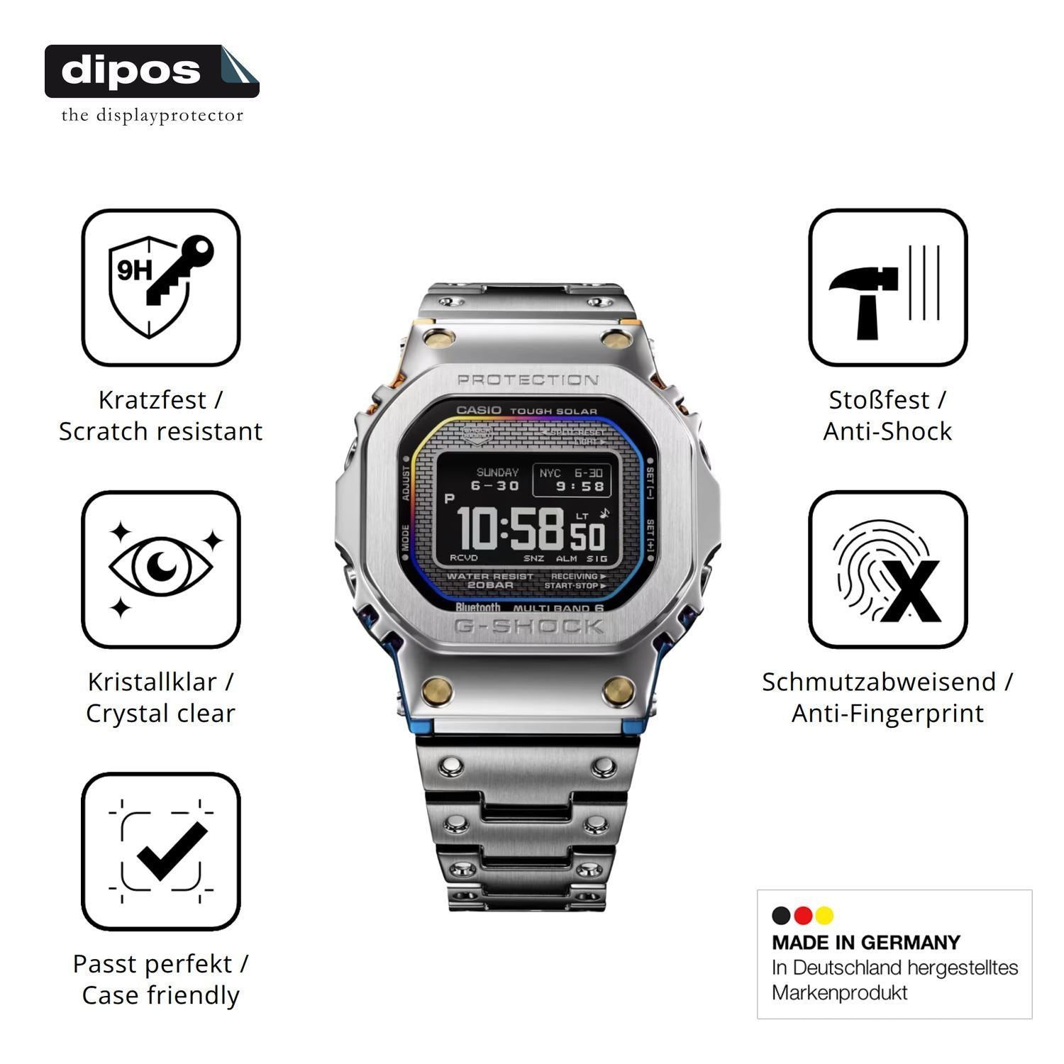2x 9H Schutzfolie für Casio G-Shock GMW-BZ5000RC P (7)