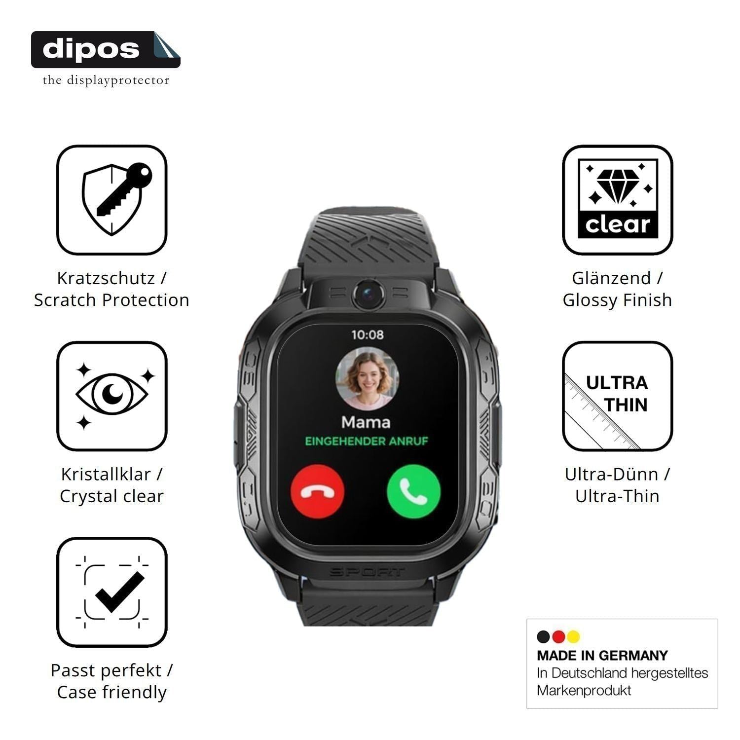 6x Schutzfolie klar für OIKKEI T70 Display-Schutzf (7)