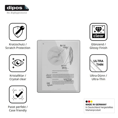 2x Schutzfolie klar für reMarkable Paper Pure Disp (7)