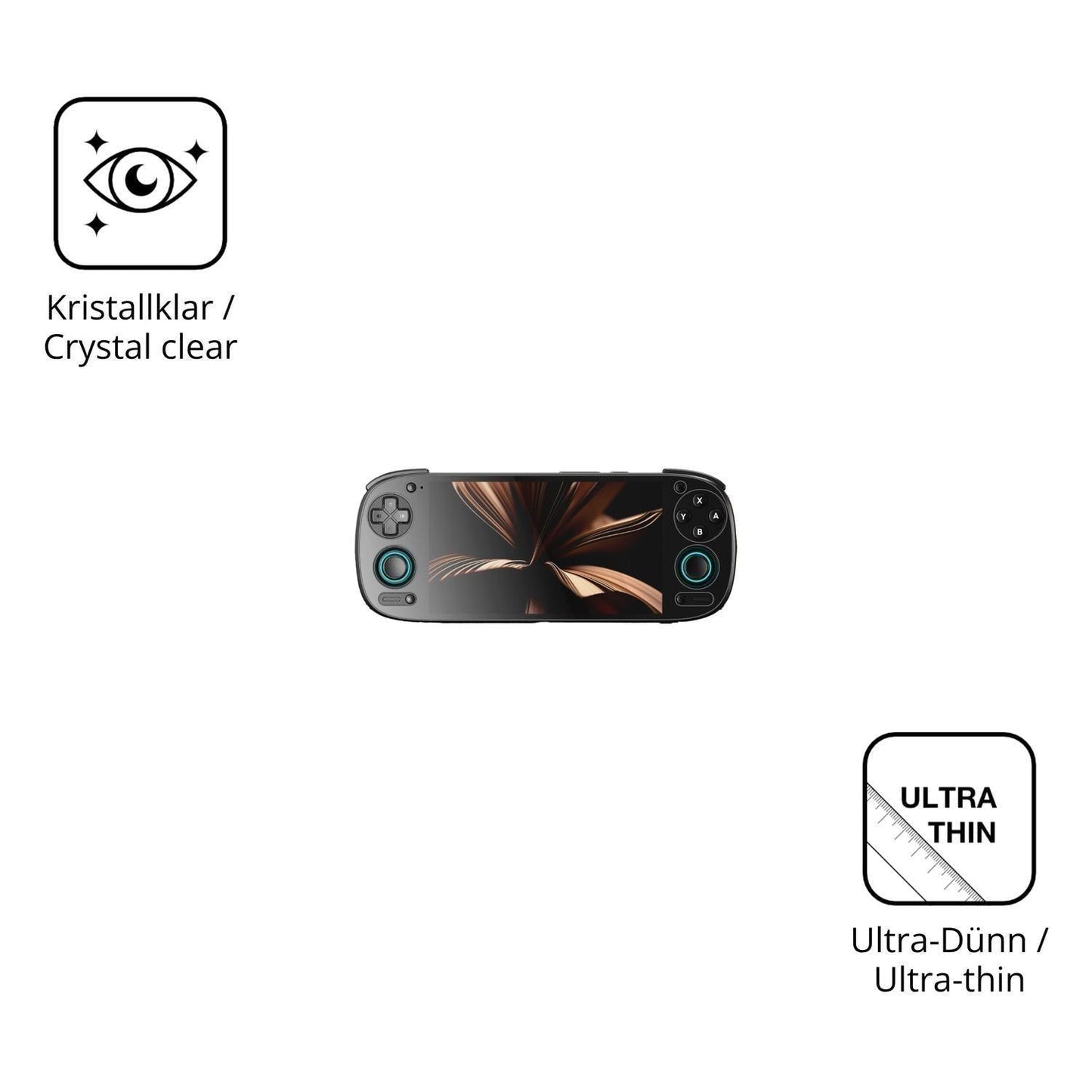 2x Schutzfolie klar für Retroid Pocket 5 Display-S (5)