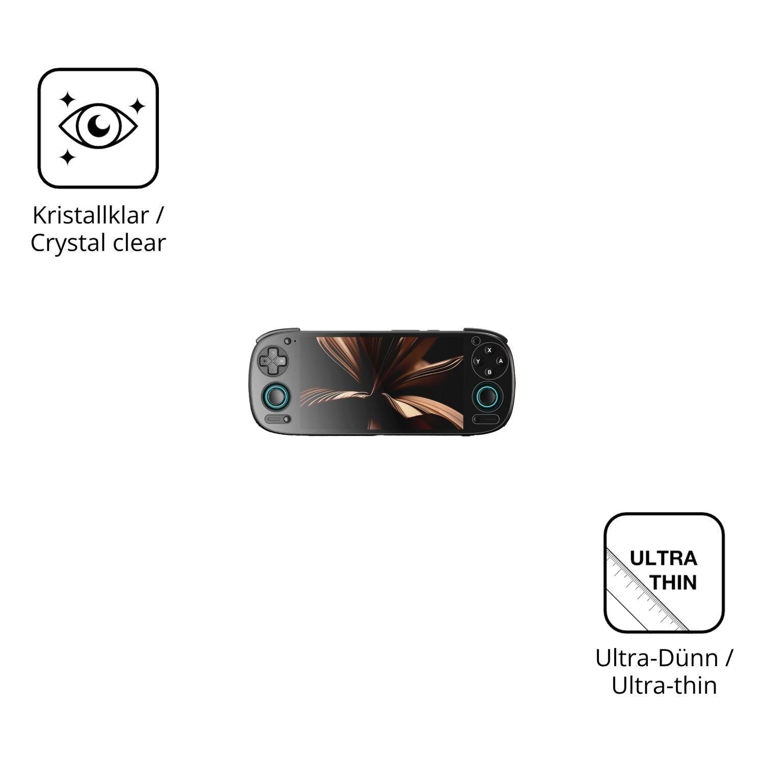 2x Schutzfolie klar für Retroid Pocket 5 Display-S (5)