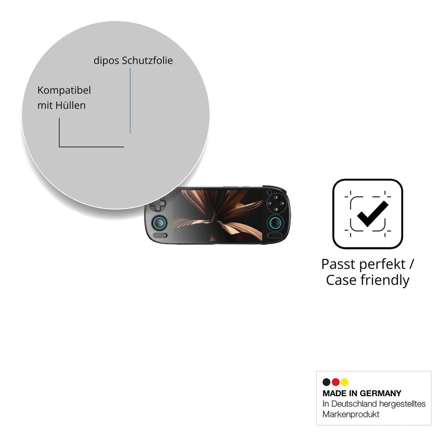 2x Schutzfolie klar für Retroid Pocket 5 Display-S (6)