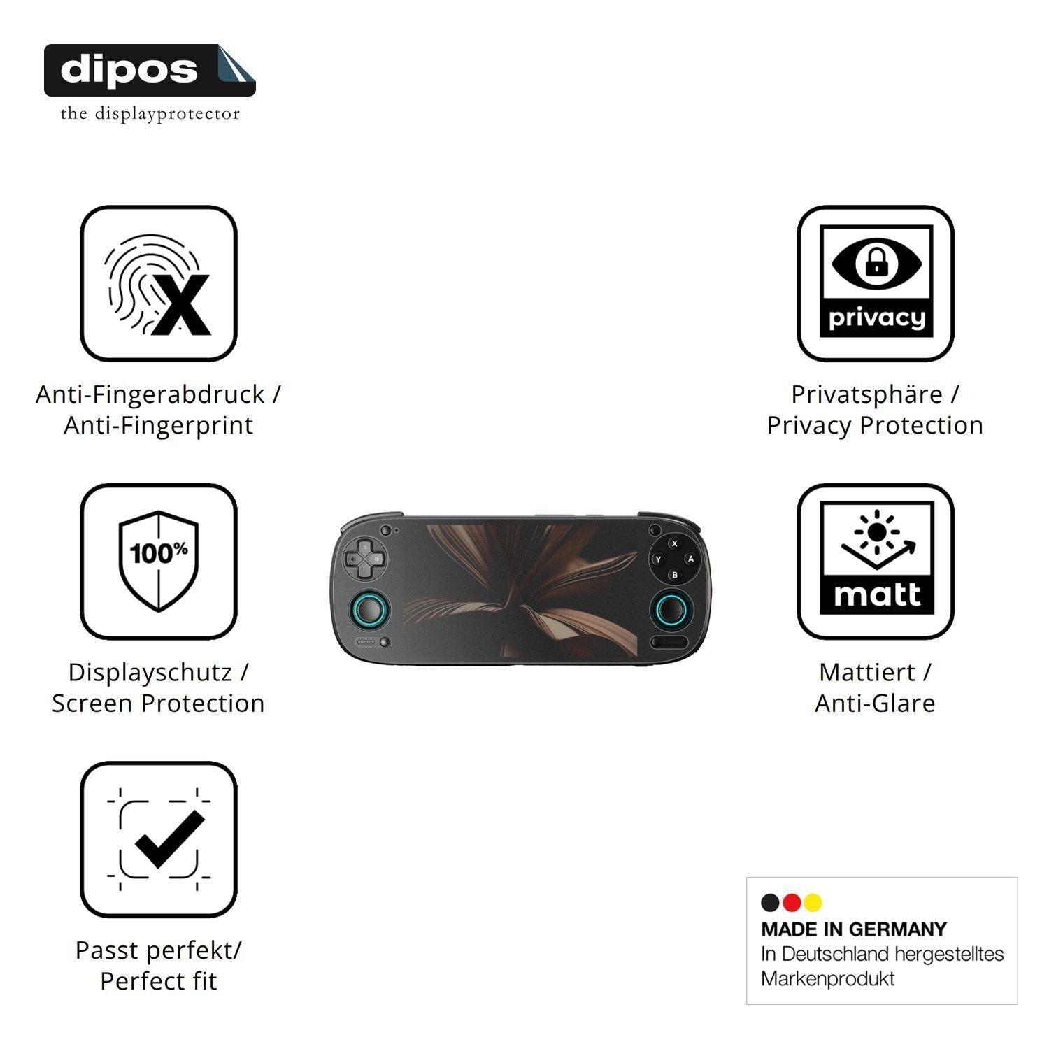 Blickschutzfolie für Retroid Pocket 5 matt Schutzf (5)