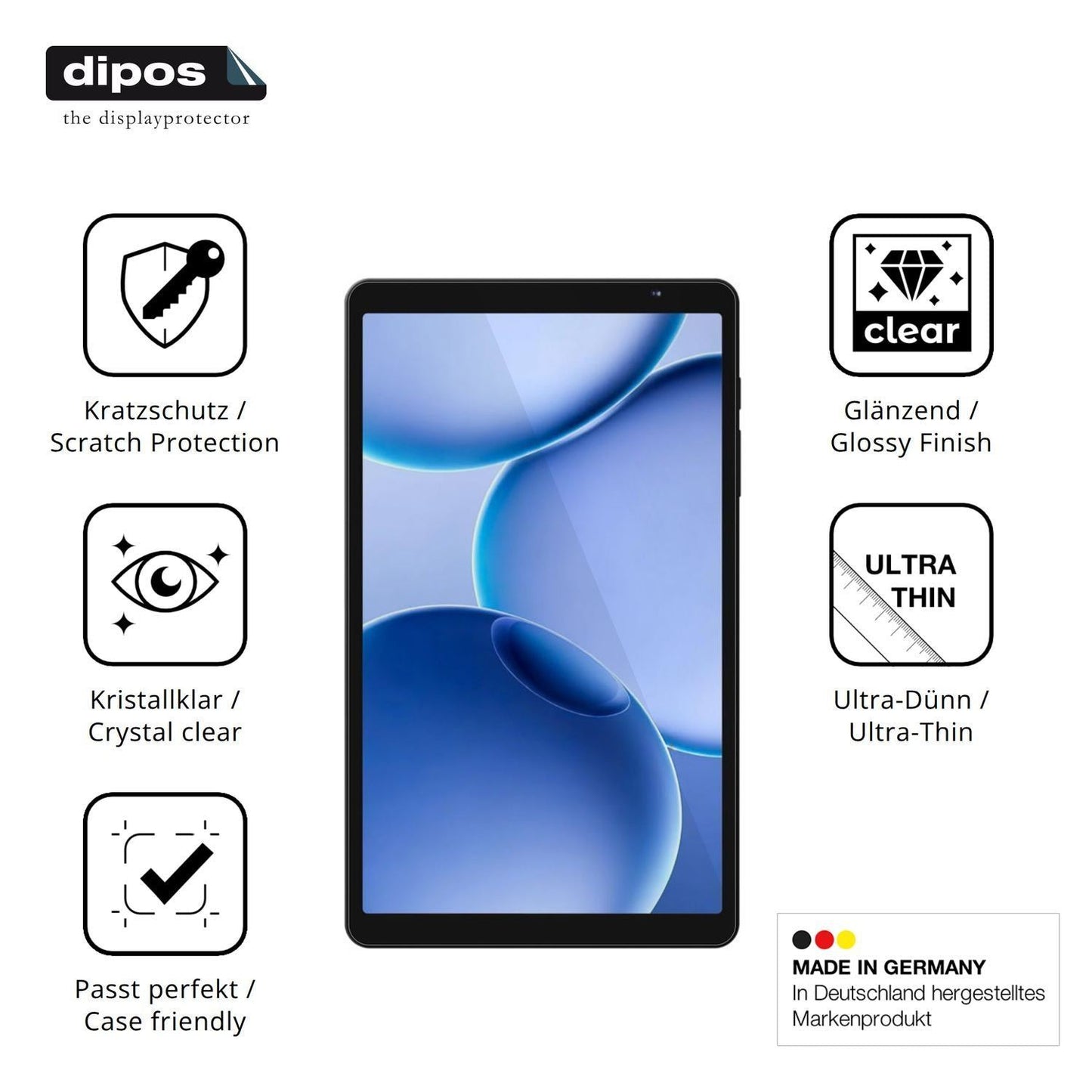 2x Schutzfolie klar für Philips T7335 Display-Schu (7)