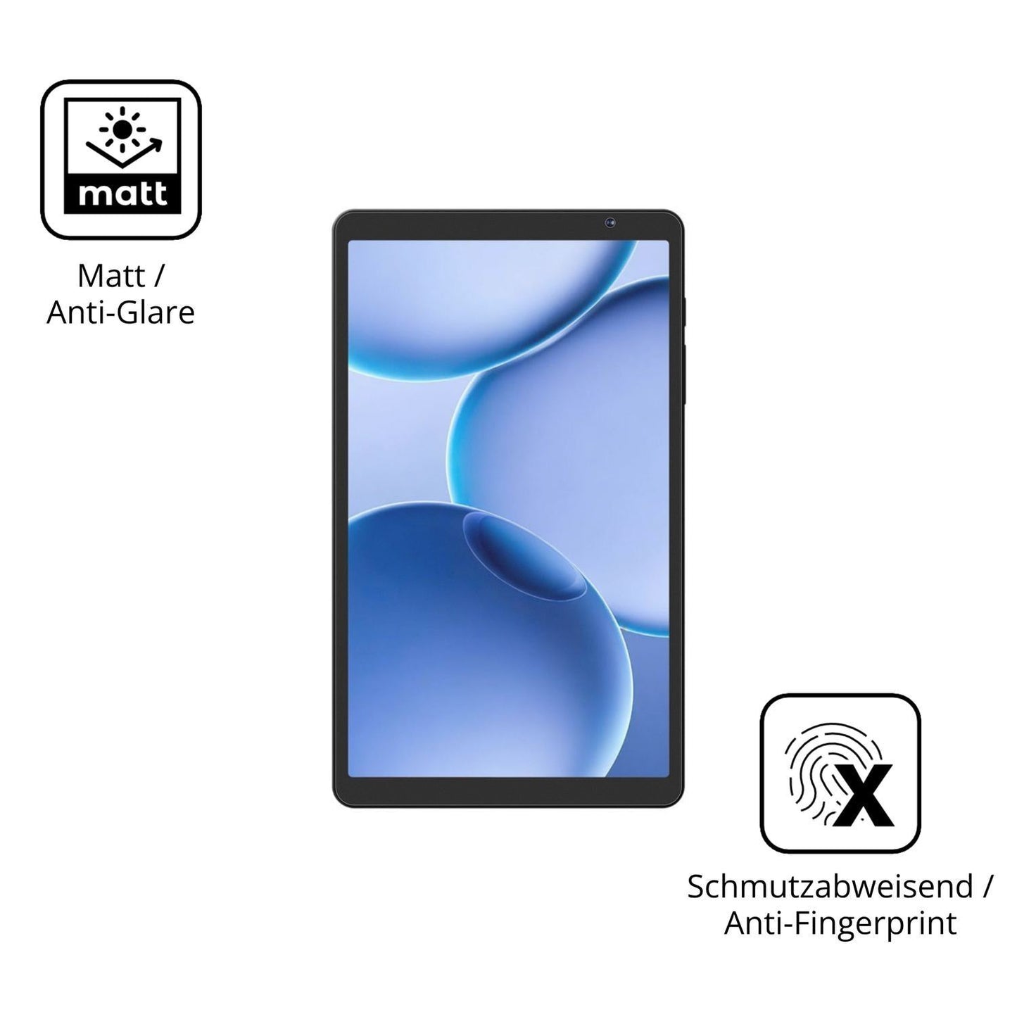 2x Schutzfolie matt für Philips T7335 Display-Schu (5)