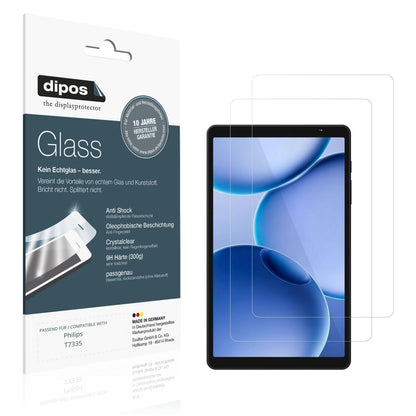 2x 9H Schutzfolie für Philips T7335 Panzerfolie (1)