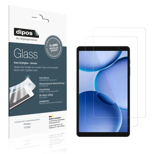 2x 9H Schutzfolie für Philips T7335 Panzerfolie (1)