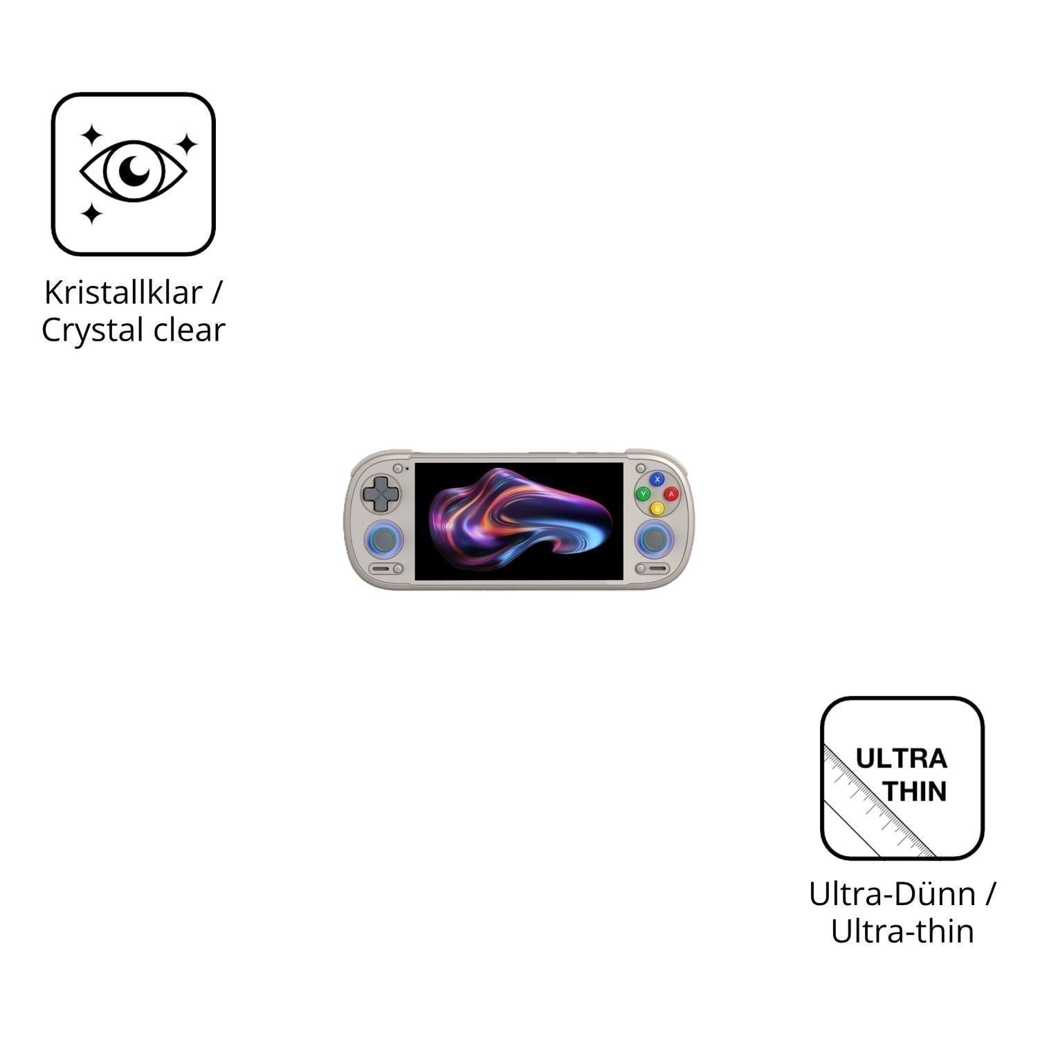 2x Schutzfolie klar für Retroid Pocket 6 Display-S (5)