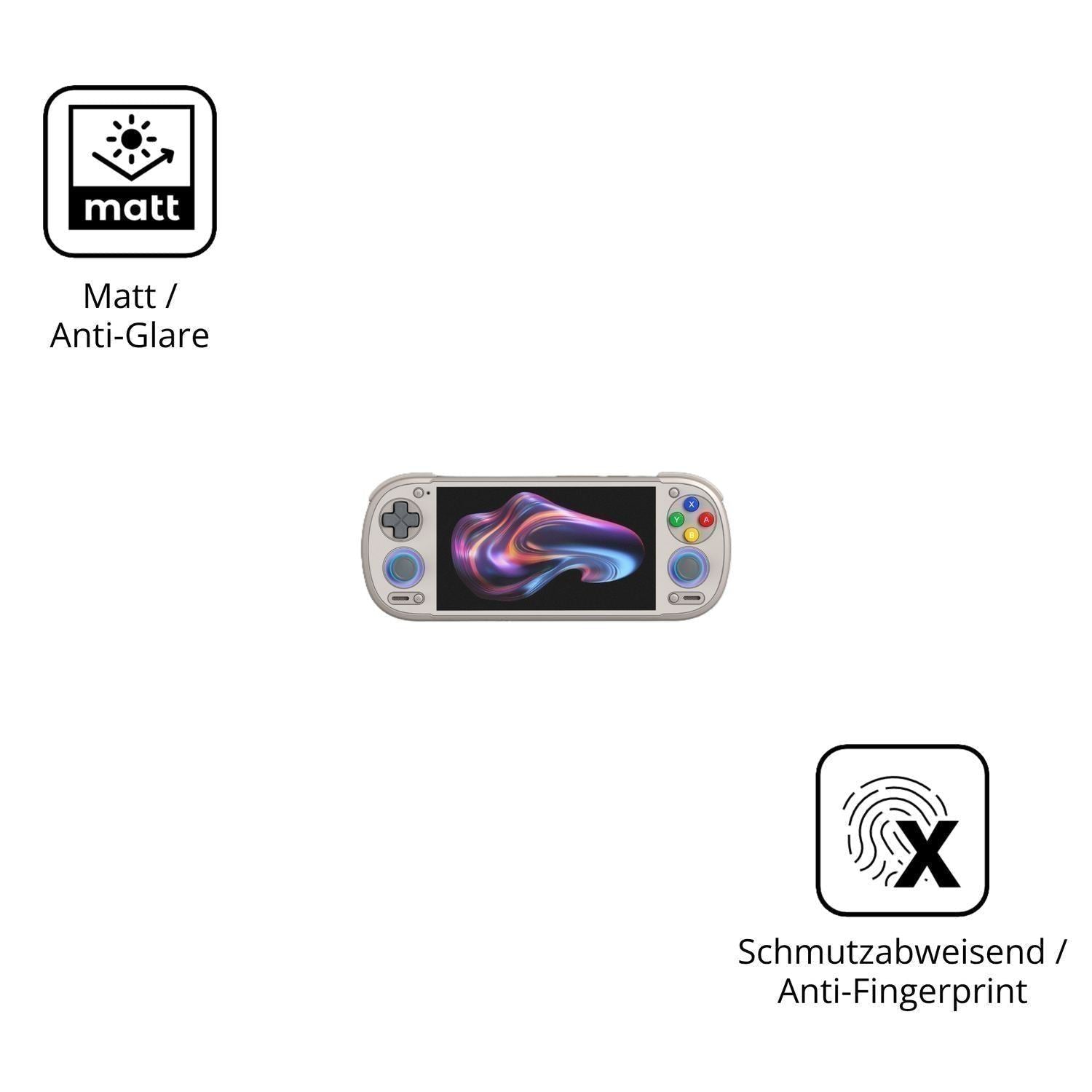 2x Schutzfolie matt für Retroid Pocket 6 Display-S (5)