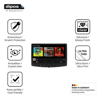 2x Schutzfolie klar für Eonon UX6SK2-PLUS Display- (7)