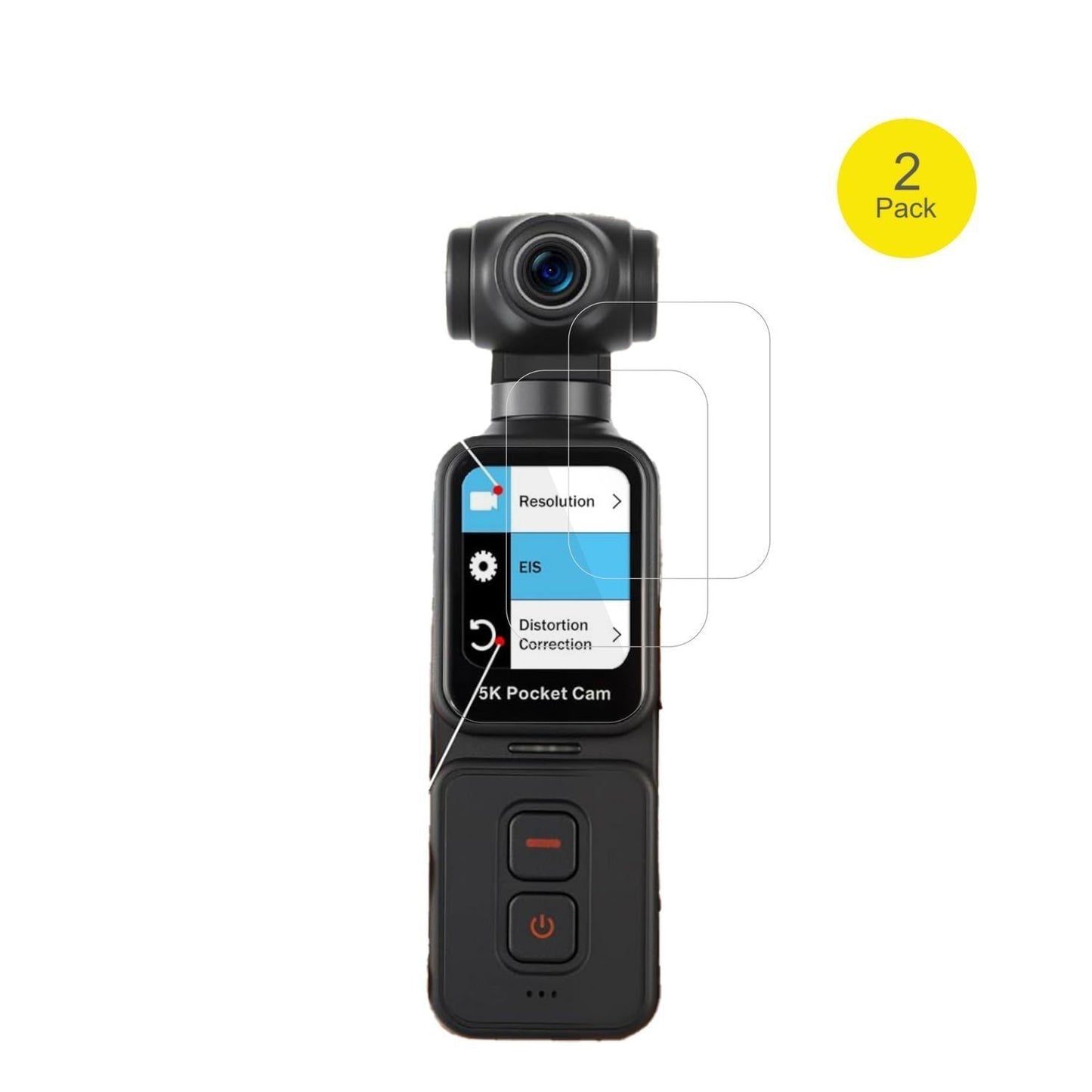 2x 3D Full Cover Schutzfolie für ydi POCKETCAM PCA (2)