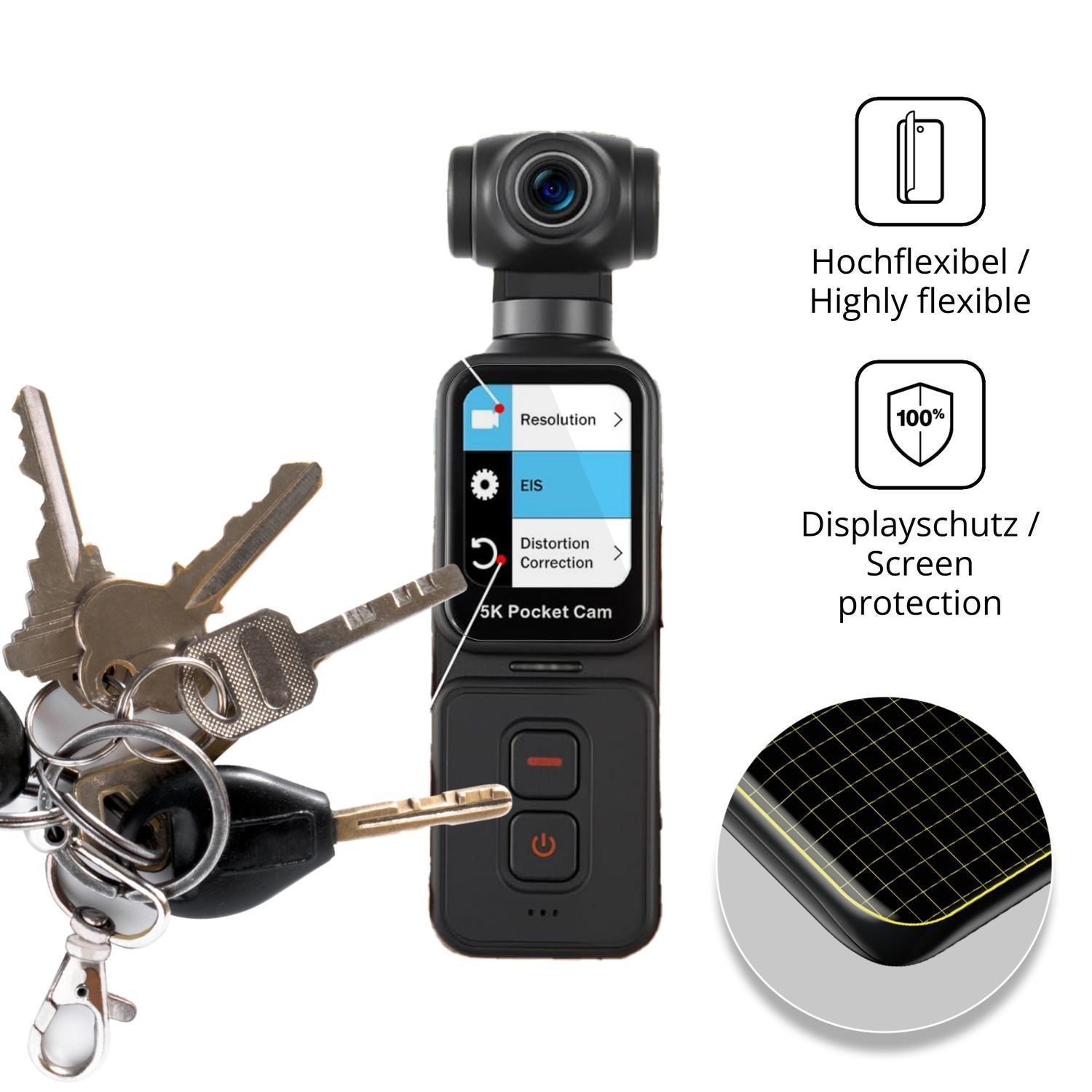 2x 3D Full Cover Schutzfolie für ydi POCKETCAM PCA (3)