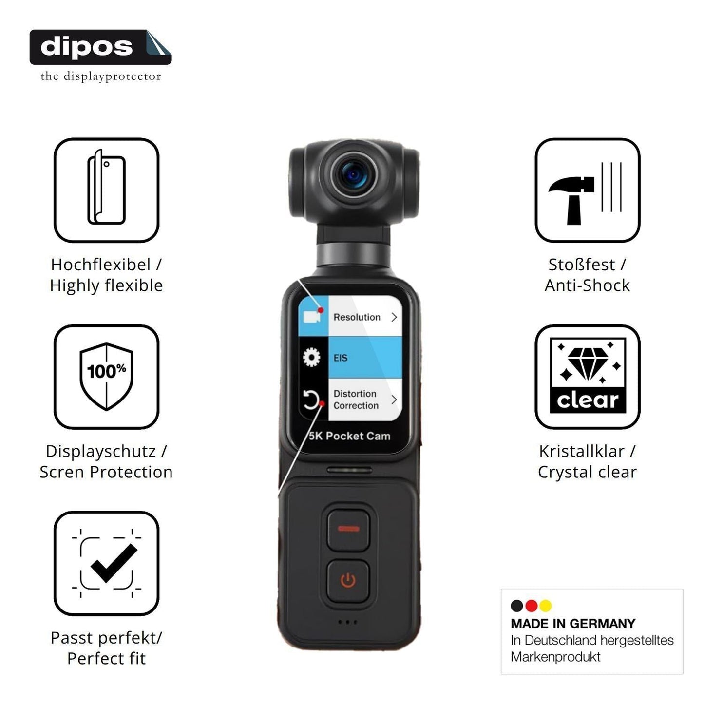 2x 3D Full Cover Schutzfolie für ydi POCKETCAM PCA (7)