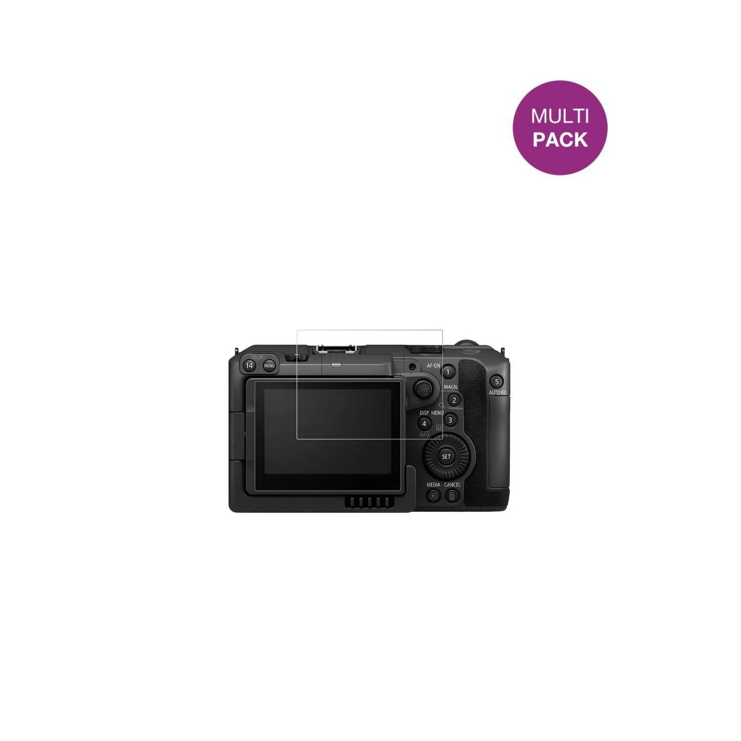 4x Schutzfolie klar für Canon EOS C50 Display-Schu (2)