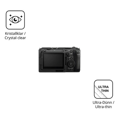 4x Schutzfolie klar für Canon EOS C50 Display-Schu (5)