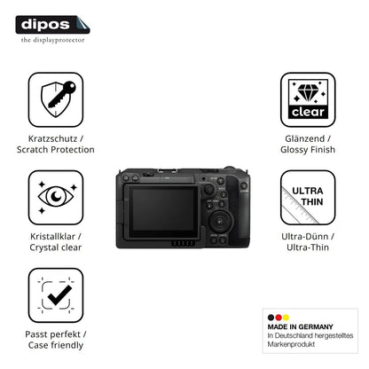 4x Schutzfolie klar für Canon EOS C50 Display-Schu (7)