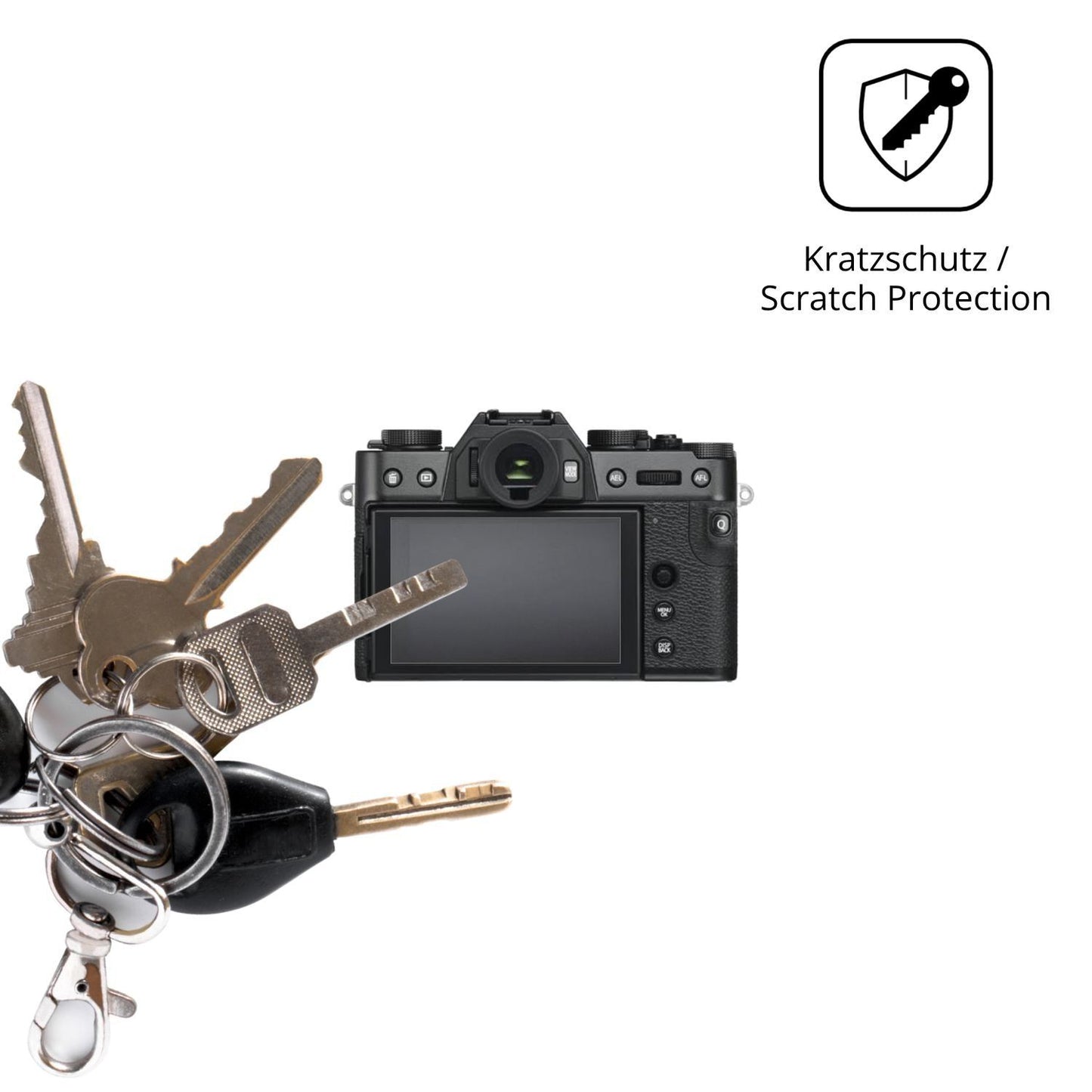 4x Schutzfolie matt für Fujifilm X-T30 III Display (4)