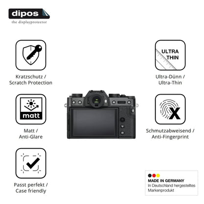 4x Schutzfolie matt für Fujifilm X-T30 III Display (7)