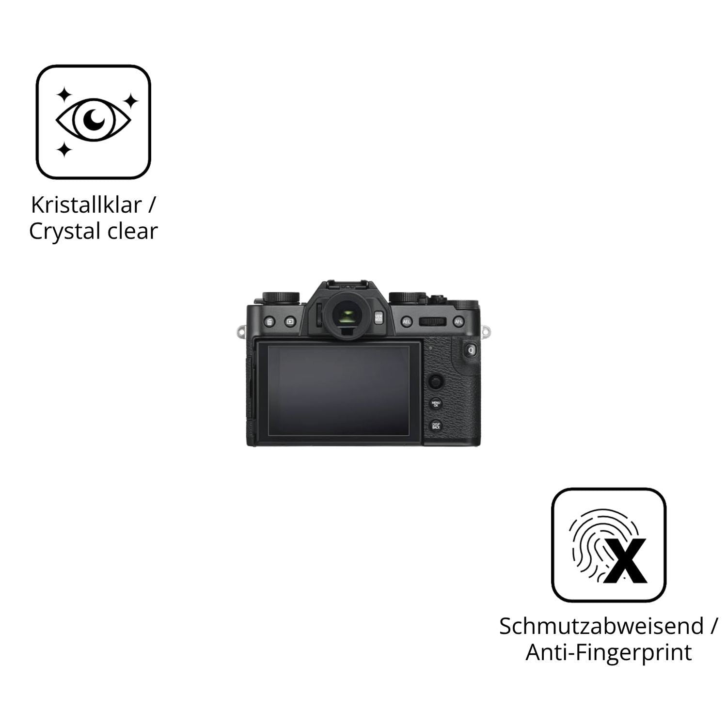 2x 9H Schutzfolie für Fujifilm X-T30 III Panzerfol (5)