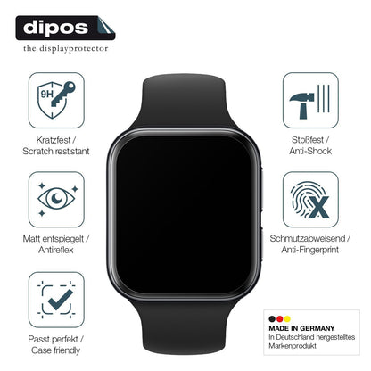 2x 9H Schutzfolie matt für OPPO Watch 3 Panzerfoli (7)