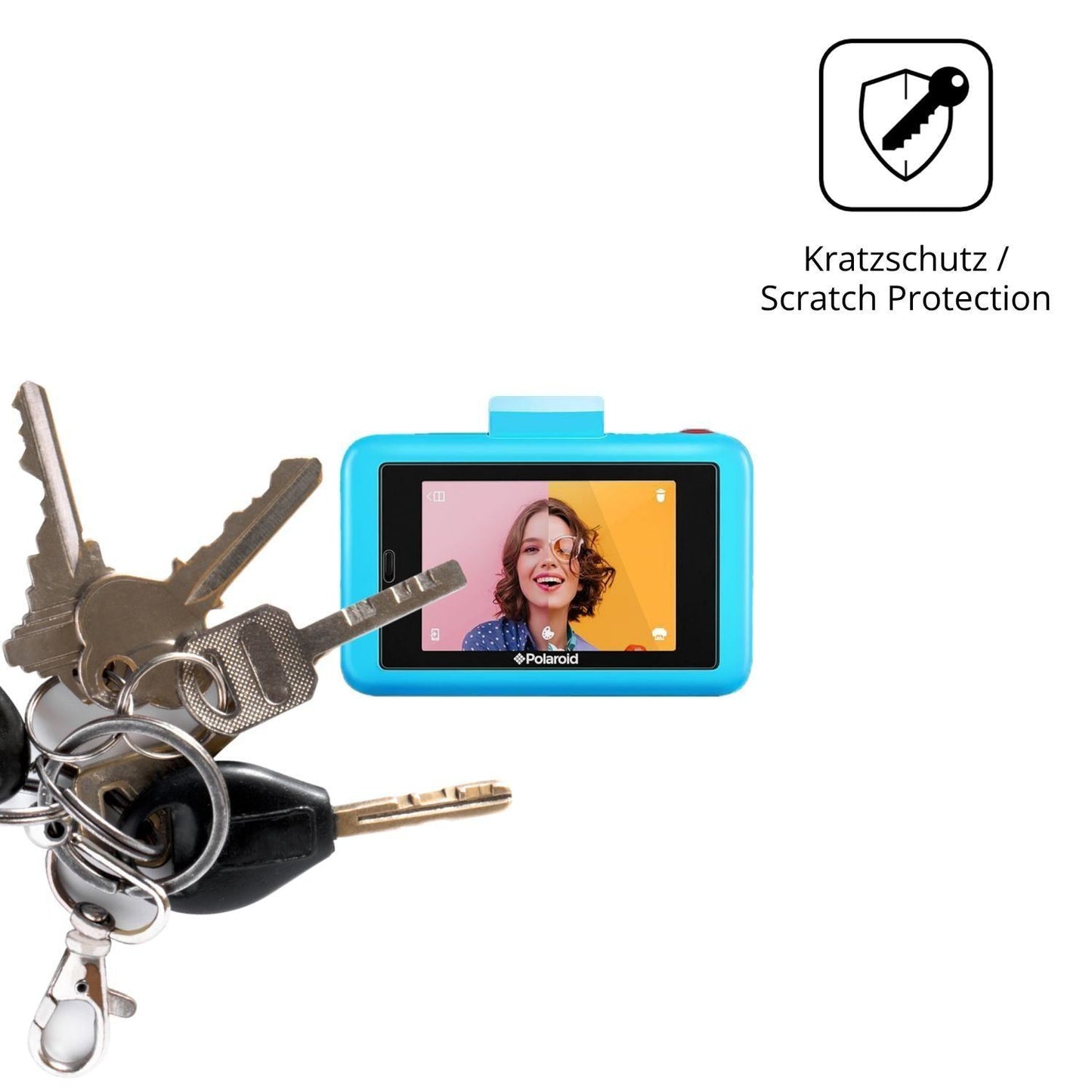 4x Schutzfolie klar für Polaroid Snap Touch 2.0 Di (4)
