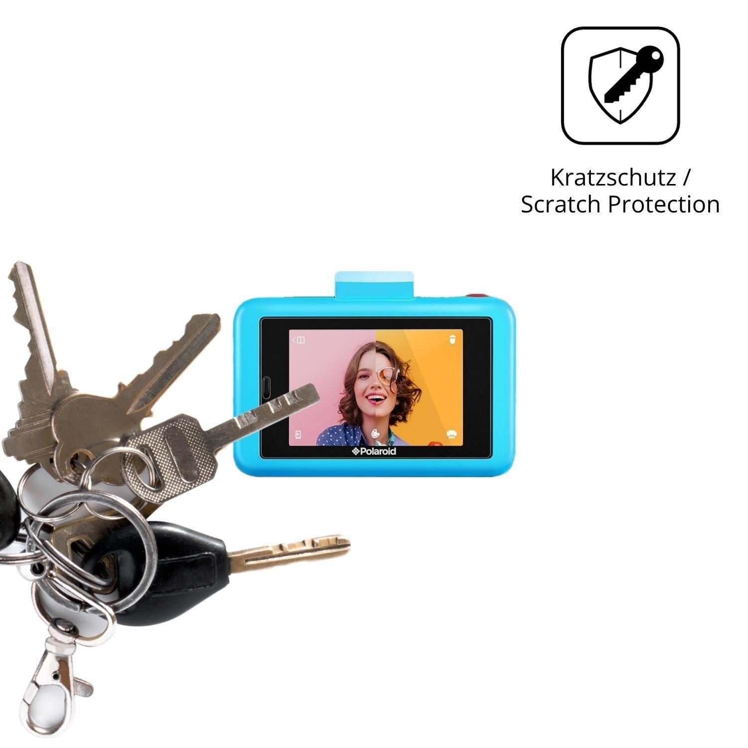 4x Schutzfolie klar für Polaroid Snap Touch 2.0 Di (4)