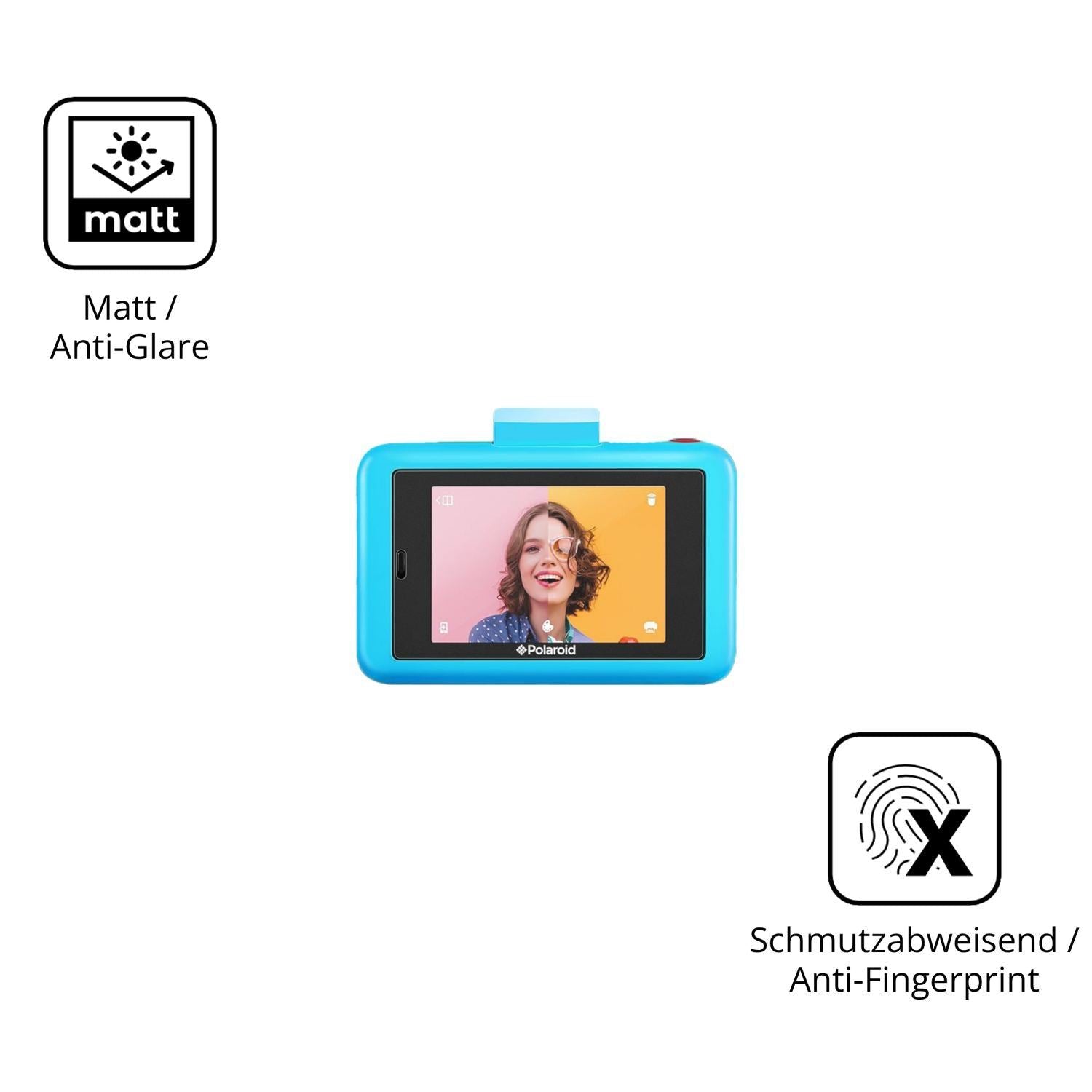 2x 9H Schutzfolie matt für Polaroid Snap Touch 2.0 (5)