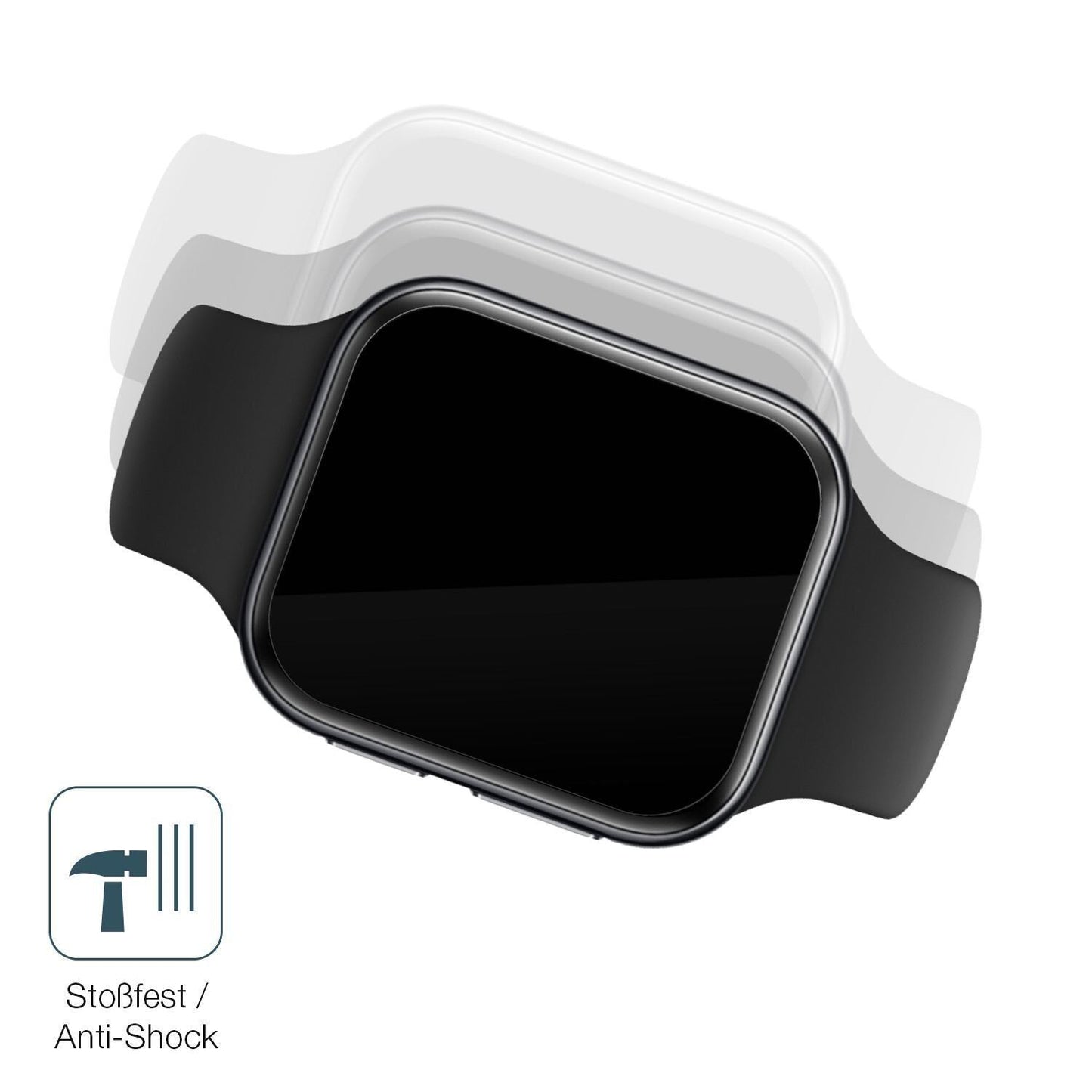 2x 9H Schutzfolie für OPPO Watch 3 Panzerfolie (4)