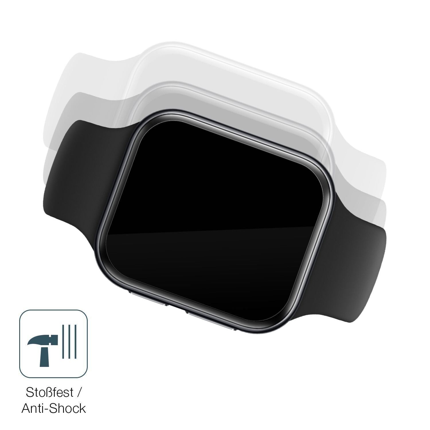 2x 9H Schutzfolie für OPPO Watch 3 Panzerfolie (4)