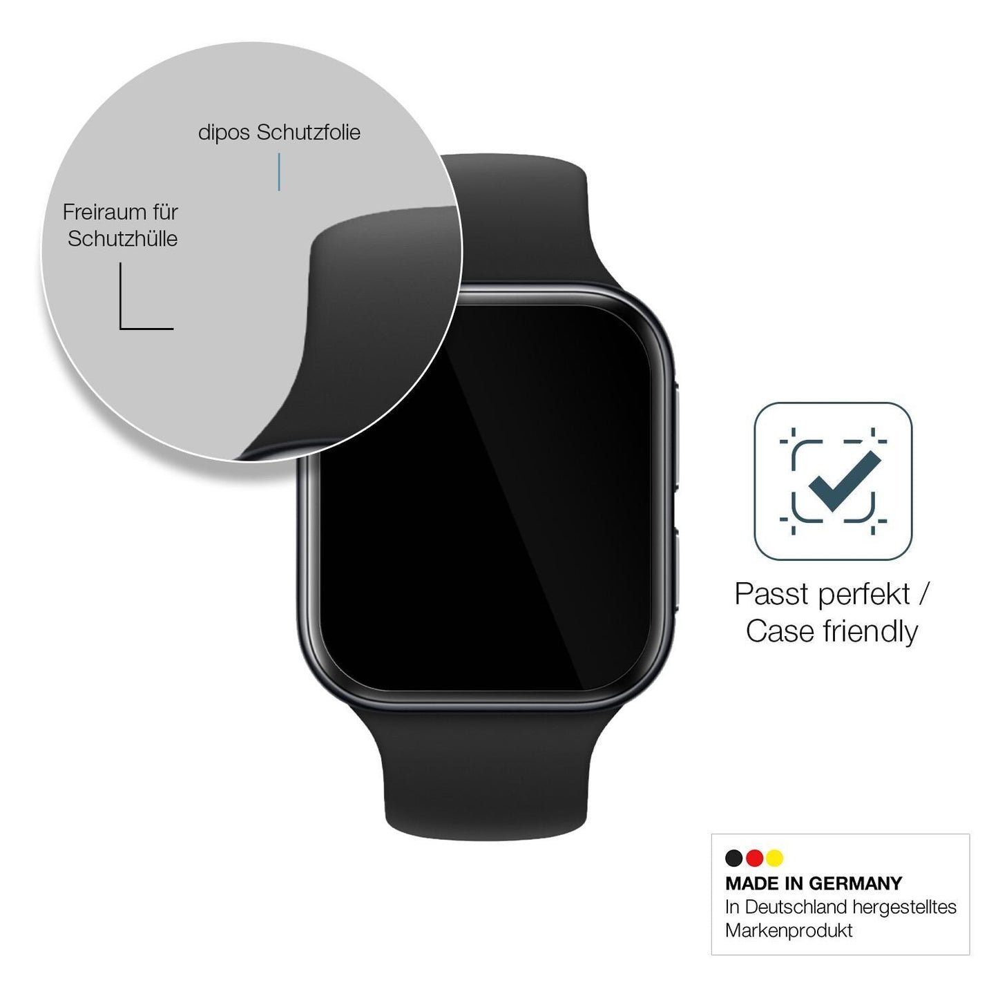 2x 9H Schutzfolie für OPPO Watch 3 Panzerfolie (6)