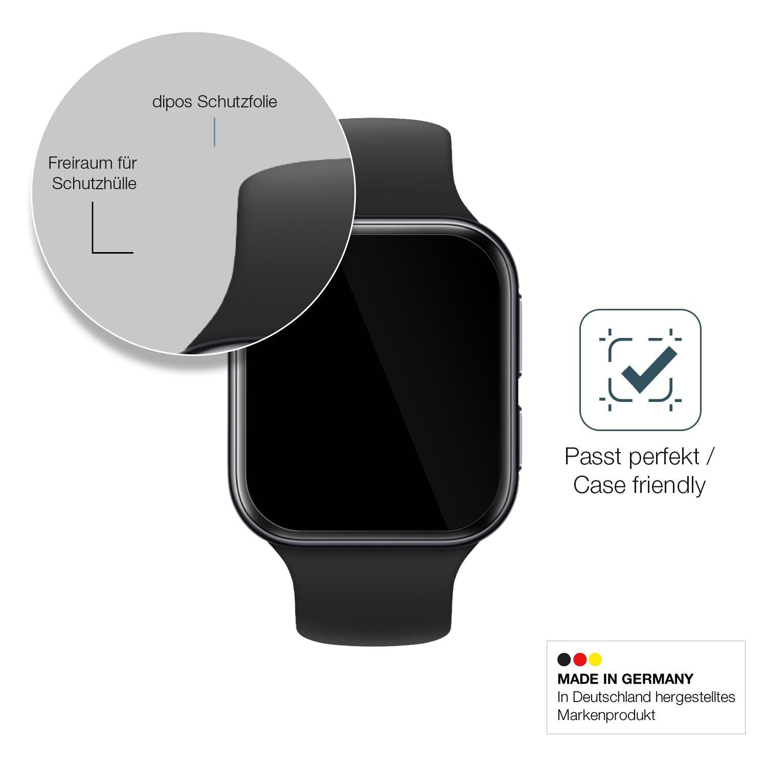 2x 9H Schutzfolie für OPPO Watch 3 Panzerfolie (6)